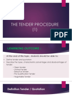 Tender Procedure