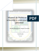 Manual de Politicas de Seleccion y Contratacion de Personal