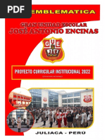 Proyecto Curricular Institucional GUE JAE 2022 - Rpr.