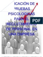 Pruebas Psicometricas