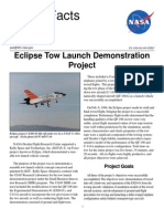 NASA Facts Eclipse Tow Launch Demonstration Project 1998