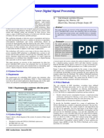 Embedded Ultra Low-Power Digital Signal Processing: Electronics / Électronique