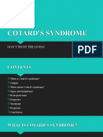 Cotard'S Syndrome: Don'T Trust The Living