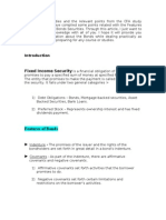 Fixed Income Security: Features of Bonds