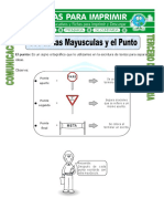 Ficha Uso de Las Mayusculas para Tercero de Primaria