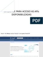 MANUAL PARA USO DAS APIs