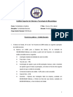 Credito Bancario - Exercicios