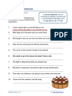 Fixing Run-On Sentences Worksheet 2