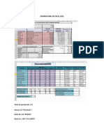 Examen de Excel 2022