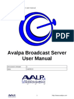 AvalpaBroadcastServerUserManual-v1 0