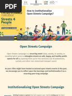 How To Institutionalise Open Streets Campaign?