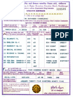 10th Marksheet