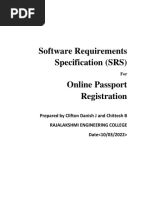 SRS On Online Passport Registration