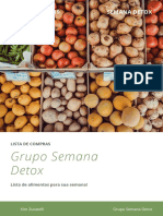 Lista Semana Detox Ayurveda