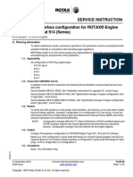 SI-912 I-023 - SI-912-031 - SI-914-032 - Change of The Gearbox Configuration For ROTAX Engine Type 912 I, 912 and 914 (Series)