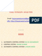 Time Domain Analysis