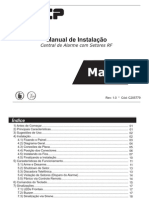 Manual de Instalação Central de Alarme ECP MAX 4