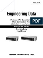 Packaged Air Conditioners Duct Connection Type: FD (Y) M-FA Series