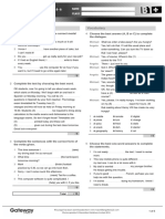 B1+ Review Test 2 Standard