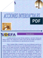 Acciones Interdictales