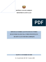 Factores de Sucesso Da Educação e Escola