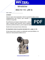 Manual Minicosedora BH-BSC10