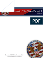 Formulario DS 160 Espanol