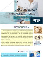 VENTILACIÓN MECANICA y GASOMETRIA