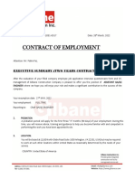 Offer of Appointment Contract Letter