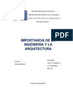 Importancia de Ingenieria y Arquitectura