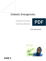 Diabetic Emergencies