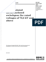 BS - EN - 60517-1997, - IEC - 60517-1990 - Gas-Insulated Metal-Enclosed Switchgear For Rated Voltages of 72.5 KV and Above