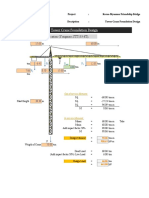 Tower Crane Foundation Design