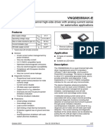 VNQ5E050AK-E: Quad Channel High-Side Driver With Analog Current Sense For Automotive Applications