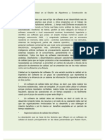 Estándares de Calidad en El Diseño de Algoritmos y Construcción de Programas