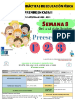 1°, 2° y 3° Preescolar EF Semana 8 - INO