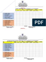 Distribution and Retrival Monitoring Sheet in Modules