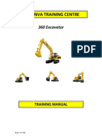 360 Excavator Training Manual