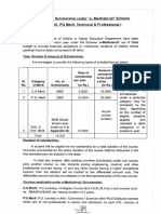 Guidelines Scholarship Under "E-Merit, Technical & Professional.) Sjective: of in To To of