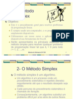 Aula 2 o Metodo Simplex