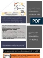 Aula 18-05-22 Esquema e Resumo