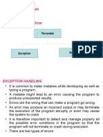 What Is Exception: Throwable