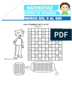 Los Numeros Del 0 Al 999 para Primero de Primaria