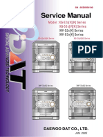 Service Manual: Model: XG-52x (V) (K) Series XG-53x (V) (K) Series