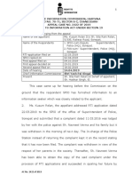 Section 21 of The RTI Act, 2005 in False Rape Complaint, 376 of IPC