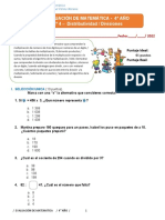 Evaluación 4° Año