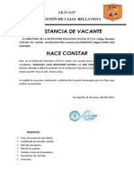 1137 Constancia de Vacante Benjamin 2022-1-1