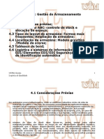 Ustm, Gestão Logistica Qualidade, Tema 4 (Gestão de Armazenamento)