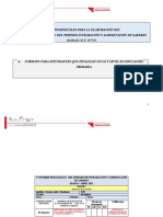 Formato 3er Informe Pedagoigico PRIMARIA