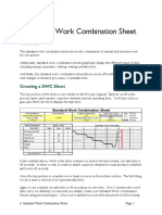 Standard Work Combination Sheet